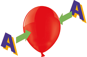 Zweiseitiger Siebdruck auf Luftballons